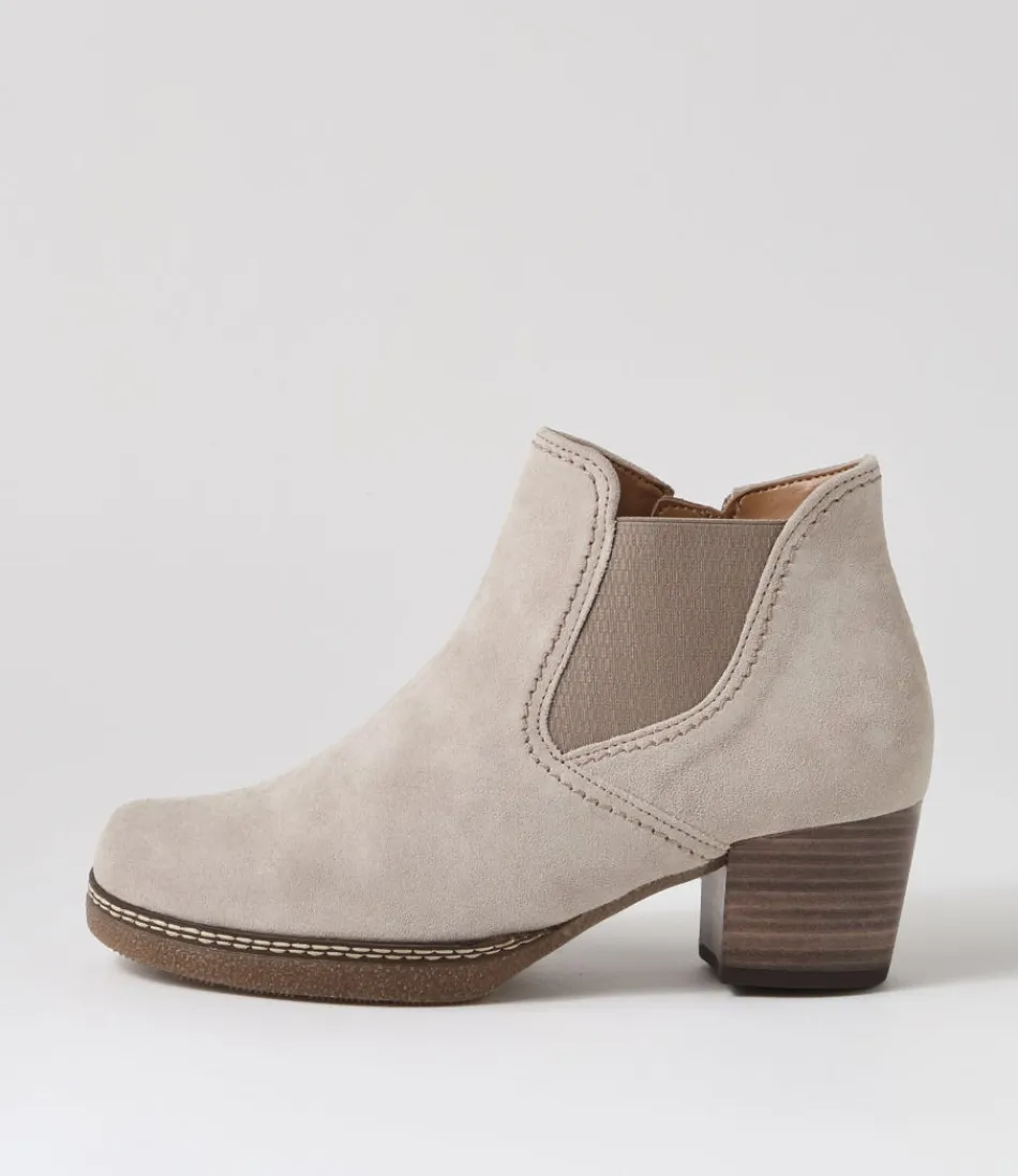 Women GABOR Boots<Kaaks Kiesel Suede Chelsea Boots