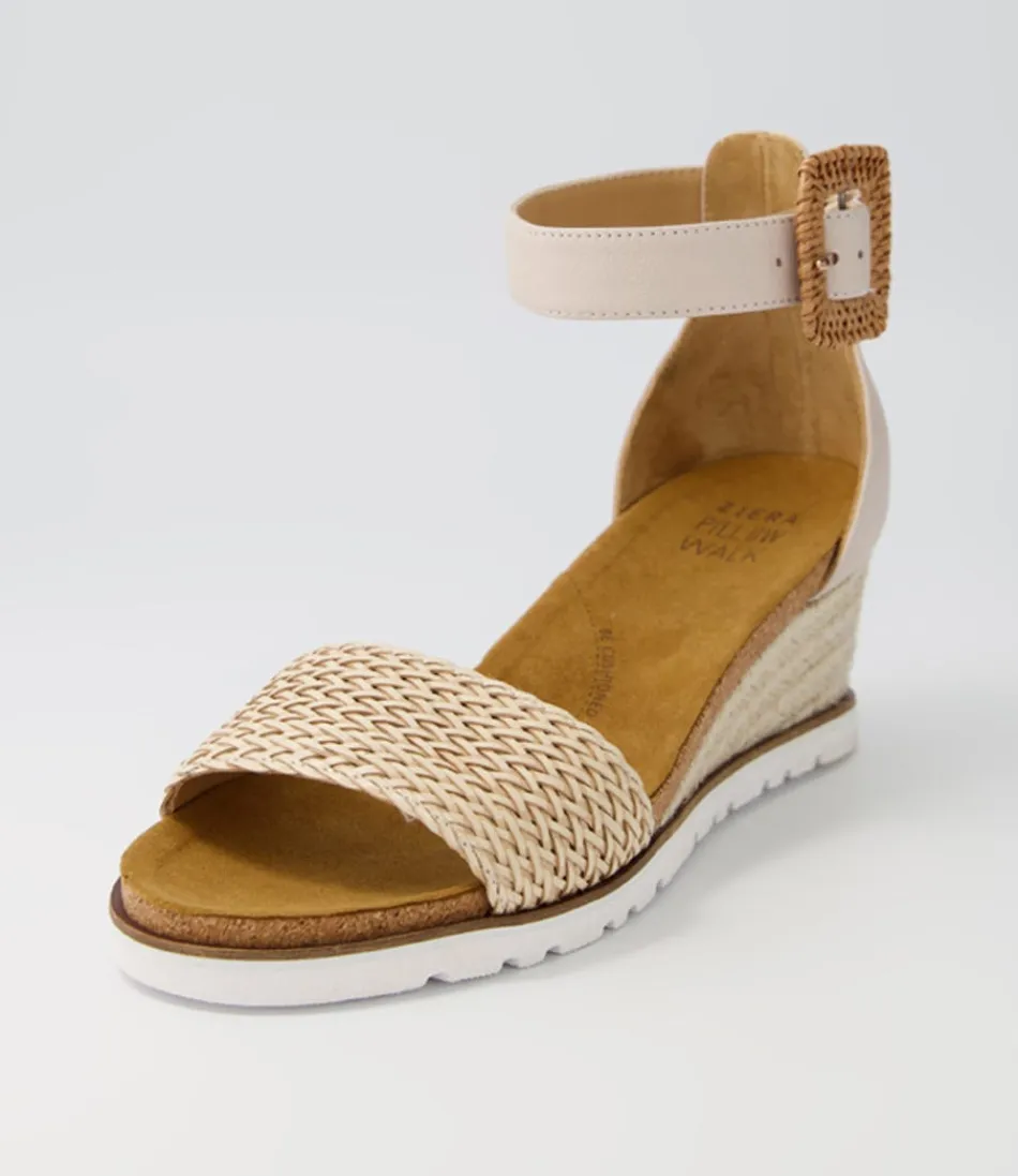 Women ZIERA Espadrilles<Kaelers W Nude Weave Leather Espadrilles