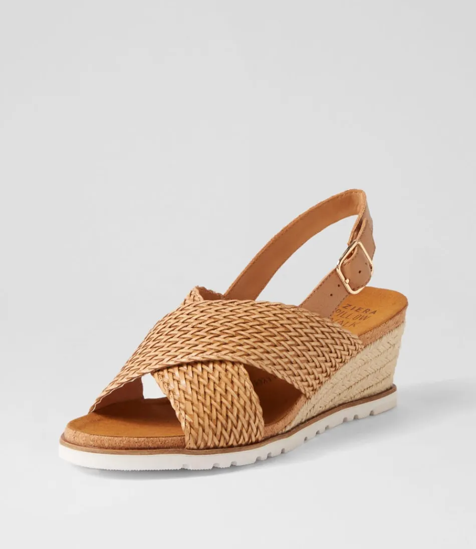 Women ZIERA Espadrilles<Kaeme W Biscuit Weave Leather Sandals