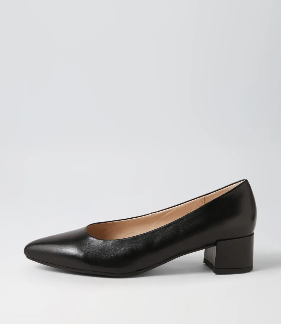 Women GABOR Comfort<Kaja Schwartz Leather Heels