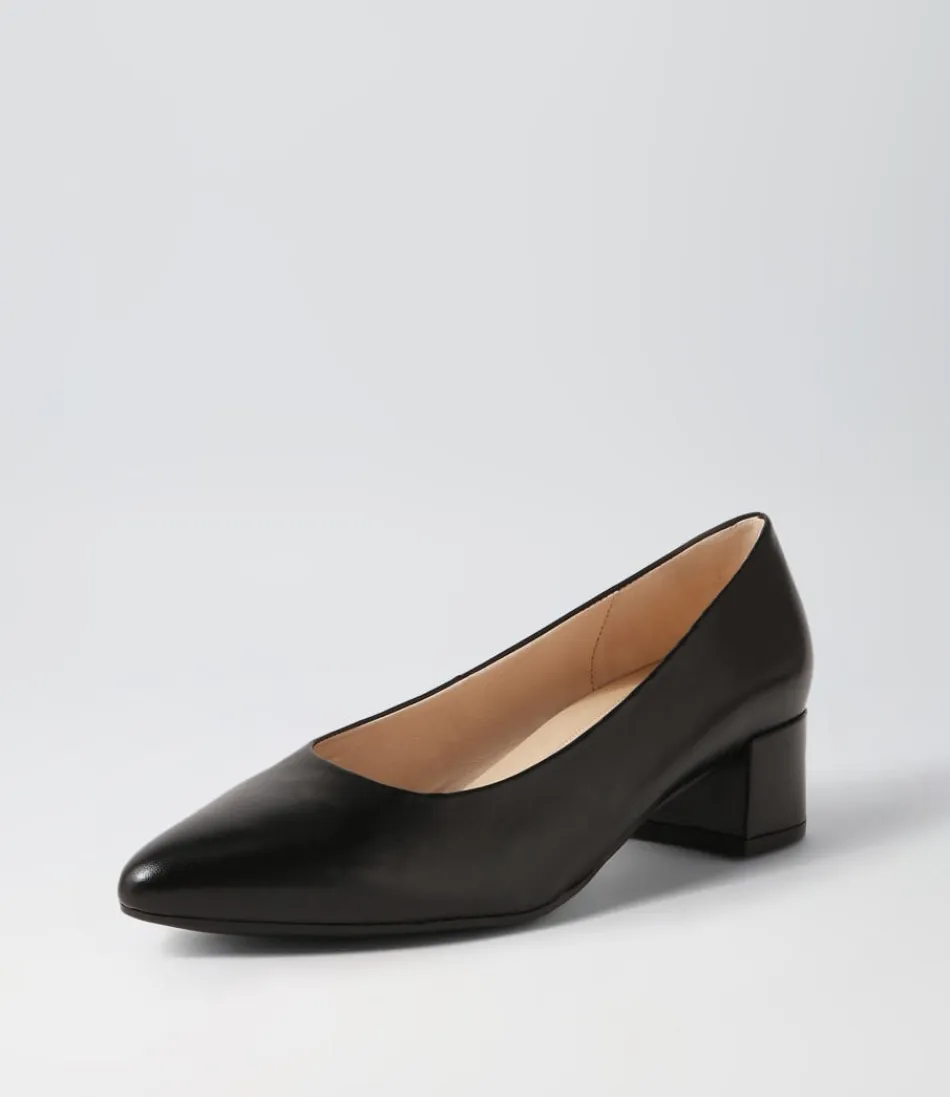 Women GABOR Comfort<Kaja Schwartz Leather Heels