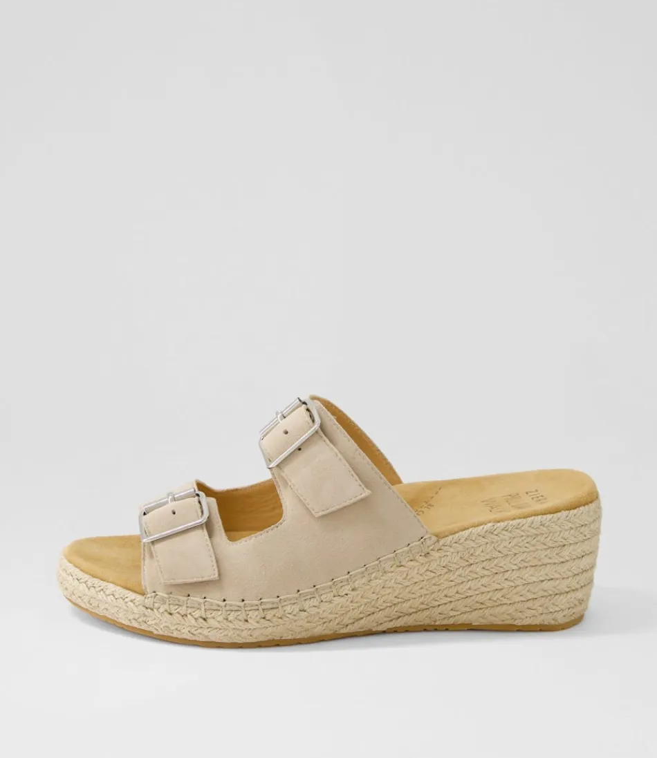 Women ZIERA Espadrilles<Kamera Xw Taupe Suede Sandals