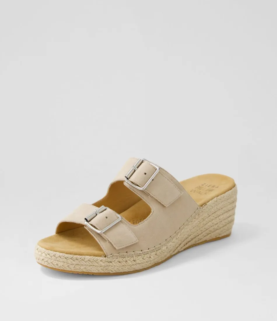 Women ZIERA Espadrilles<Kamera Xw Taupe Suede Sandals