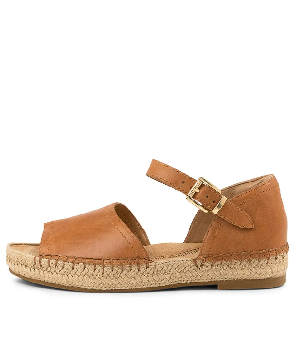 Women ZIERA Espadrilles<Kaylie W Tan Leather