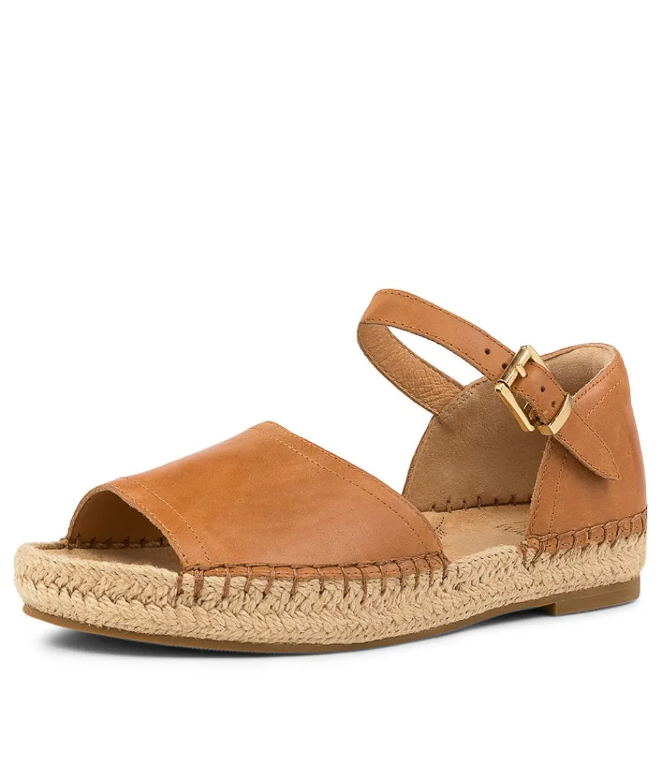 Women ZIERA Espadrilles<Kaylie W Tan Leather