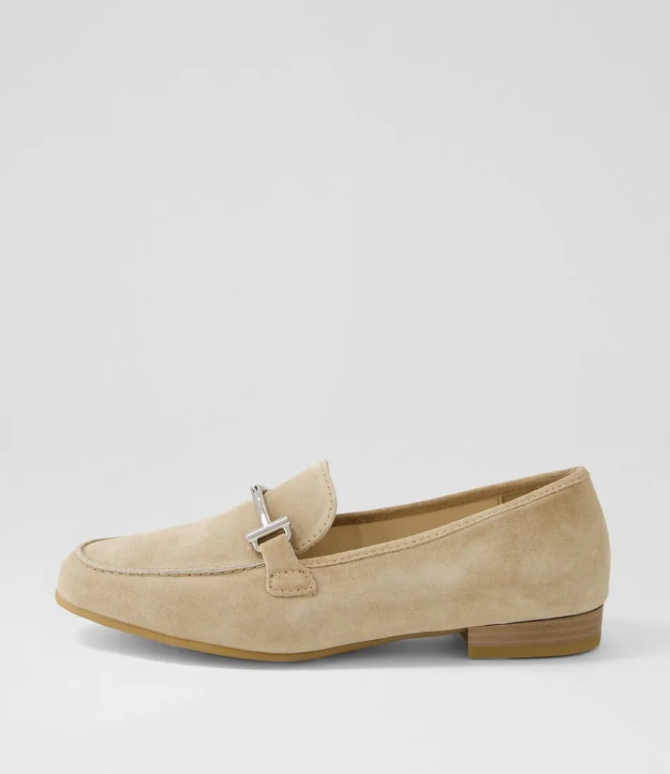 Women ARA Comfort<Kent 72 Sand Suede Flat Shoes