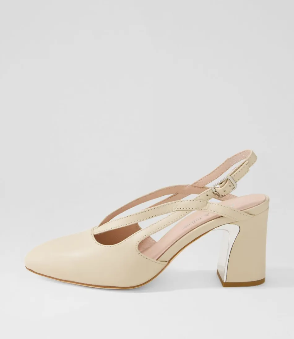 Women DJANGO & JULIETTE Heels<Kenzy Nude Leather Heels