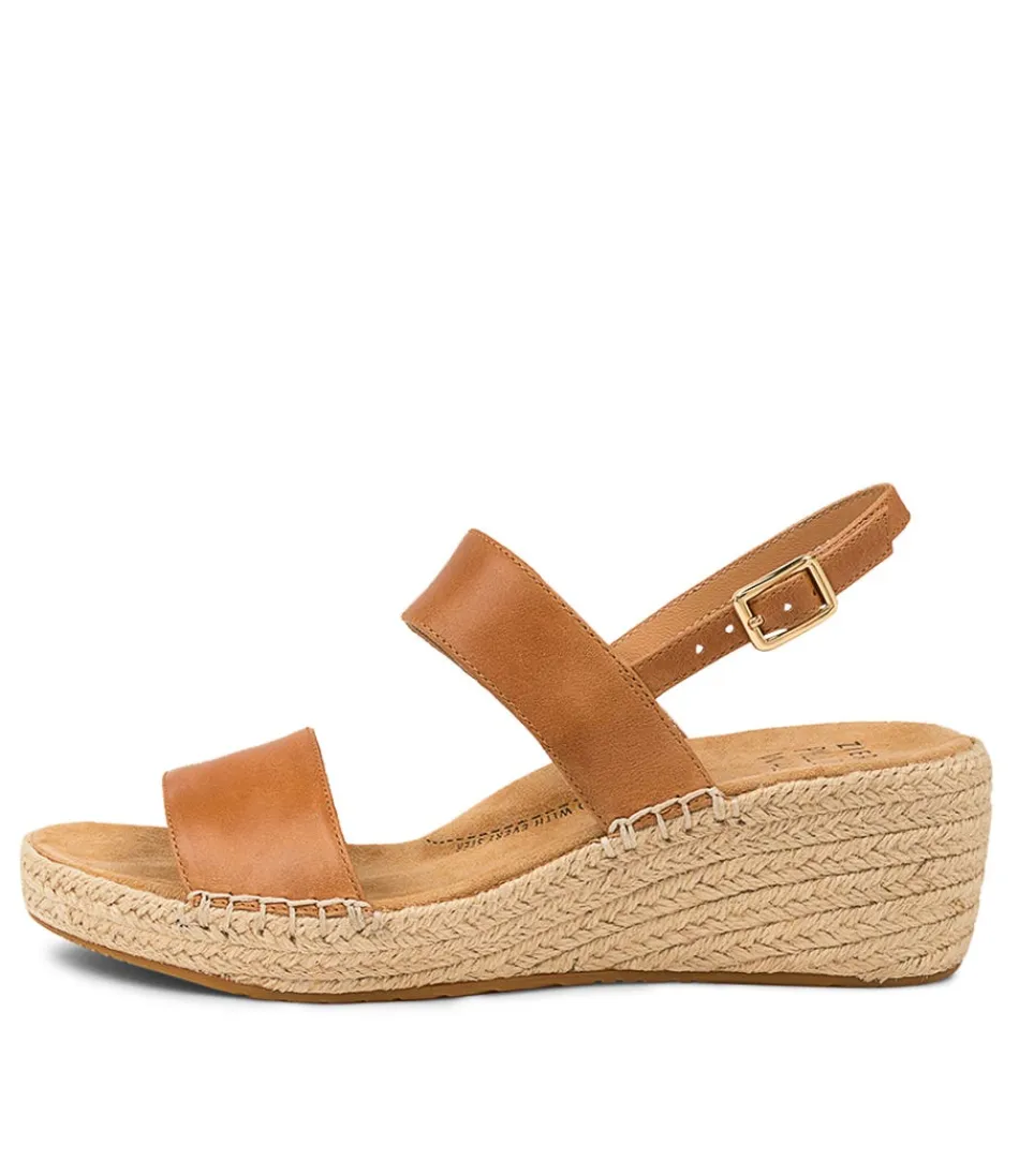 Women ZIERA Espadrilles<Kiarra Xw Zr Tan Leather