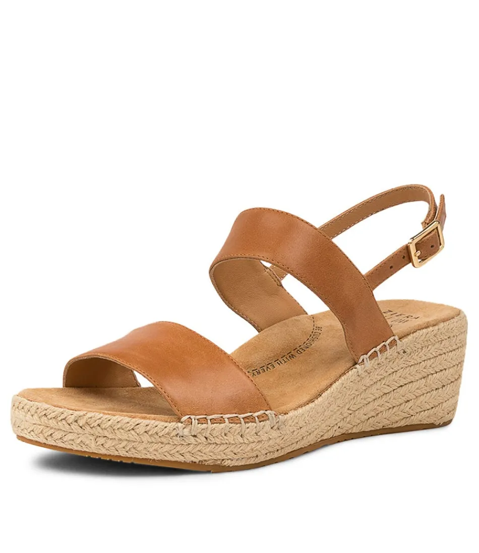 Women ZIERA Espadrilles<Kiarra Xw Zr Tan Leather