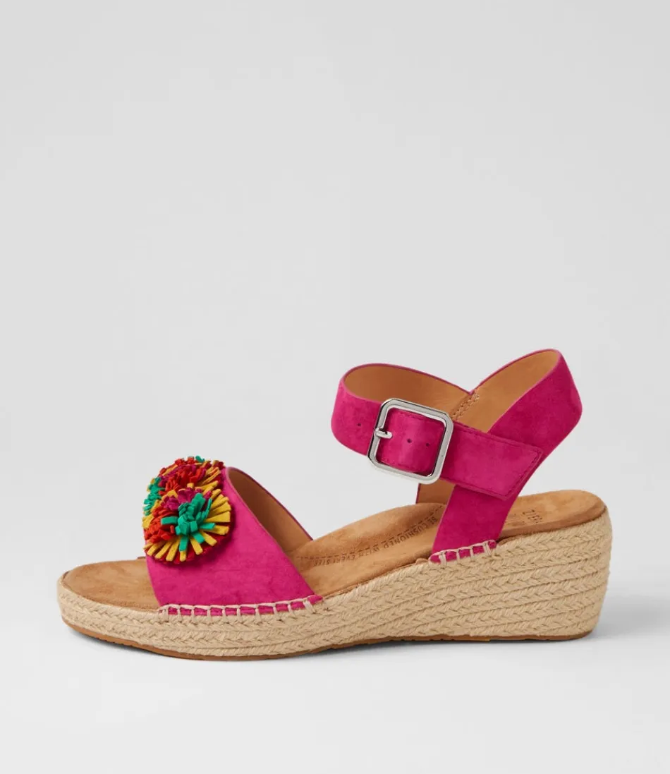 Women ZIERA Espadrilles<Kishop Xw Fuchsia Multi Espadrilles