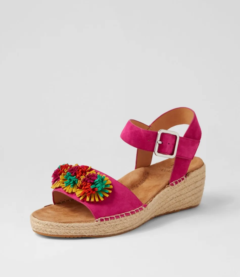 Women ZIERA Espadrilles<Kishop Xw Fuchsia Multi Espadrilles