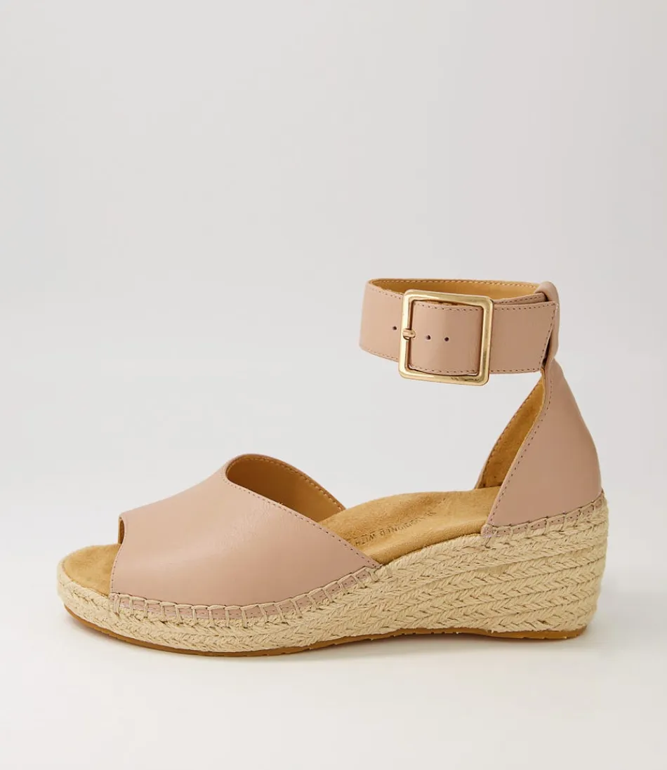 Women ZIERA Espadrilles<Koen Xw Blush Leather Espadrilles