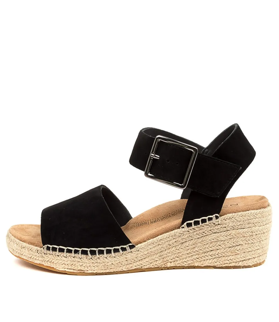 Women ZIERA Espadrilles<Kraig Xw Black Suede