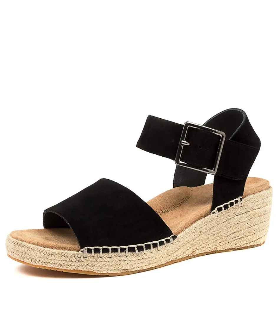 Women ZIERA Espadrilles<Kraig Xw Black Suede