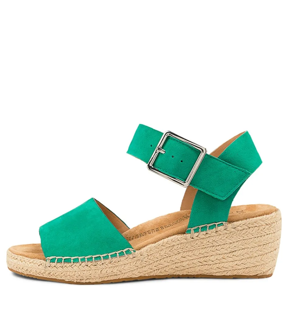 Women ZIERA Espadrilles<Kraig Xw Emerald Suede