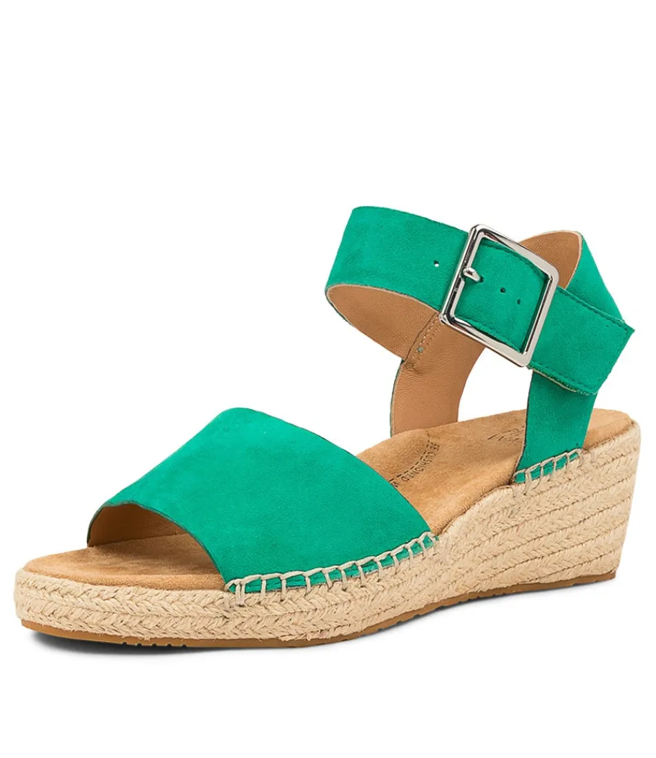 Women ZIERA Espadrilles<Kraig Xw Emerald Suede