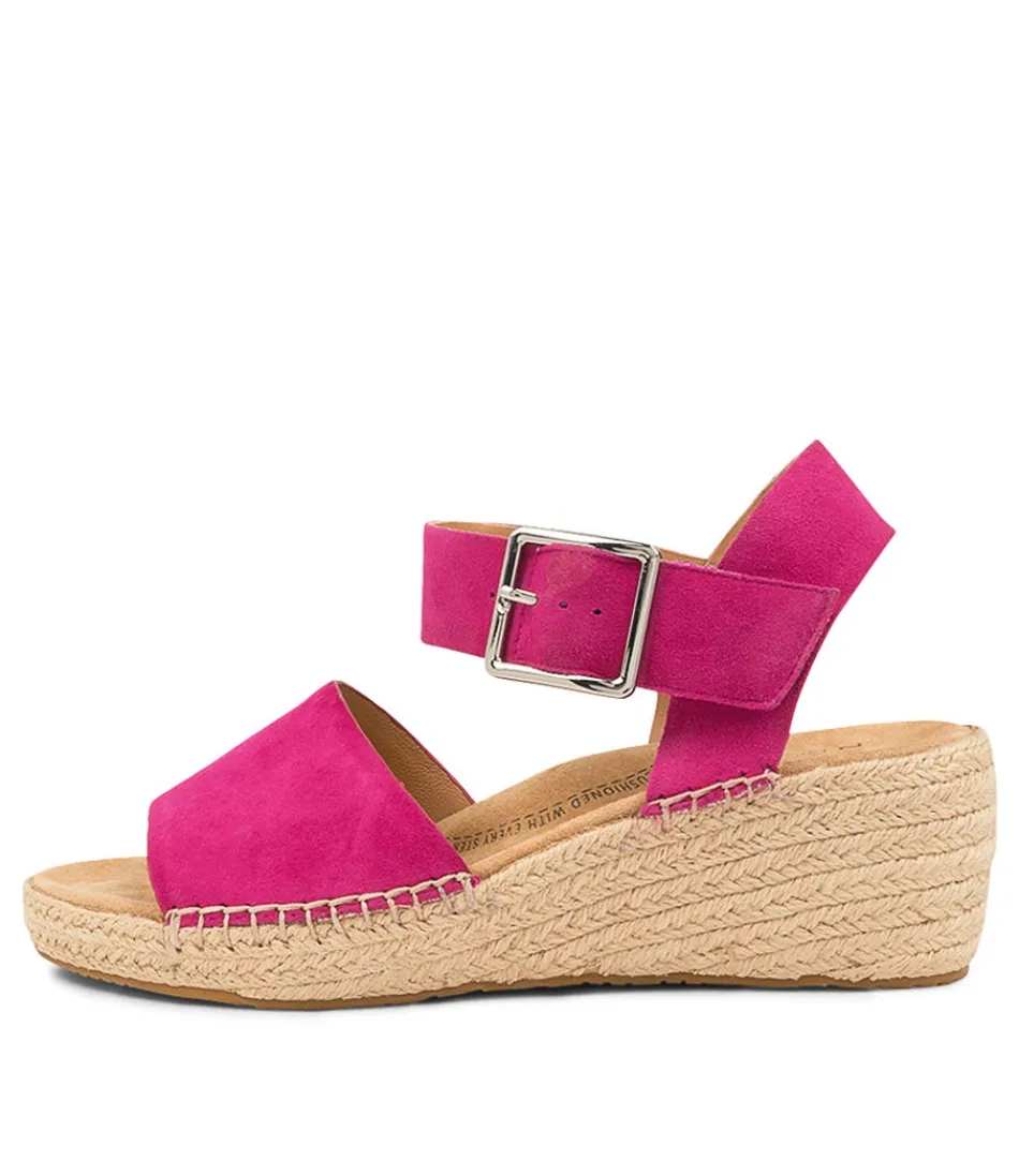 Women ZIERA Espadrilles<Kraig Xw Fuchsia Suede