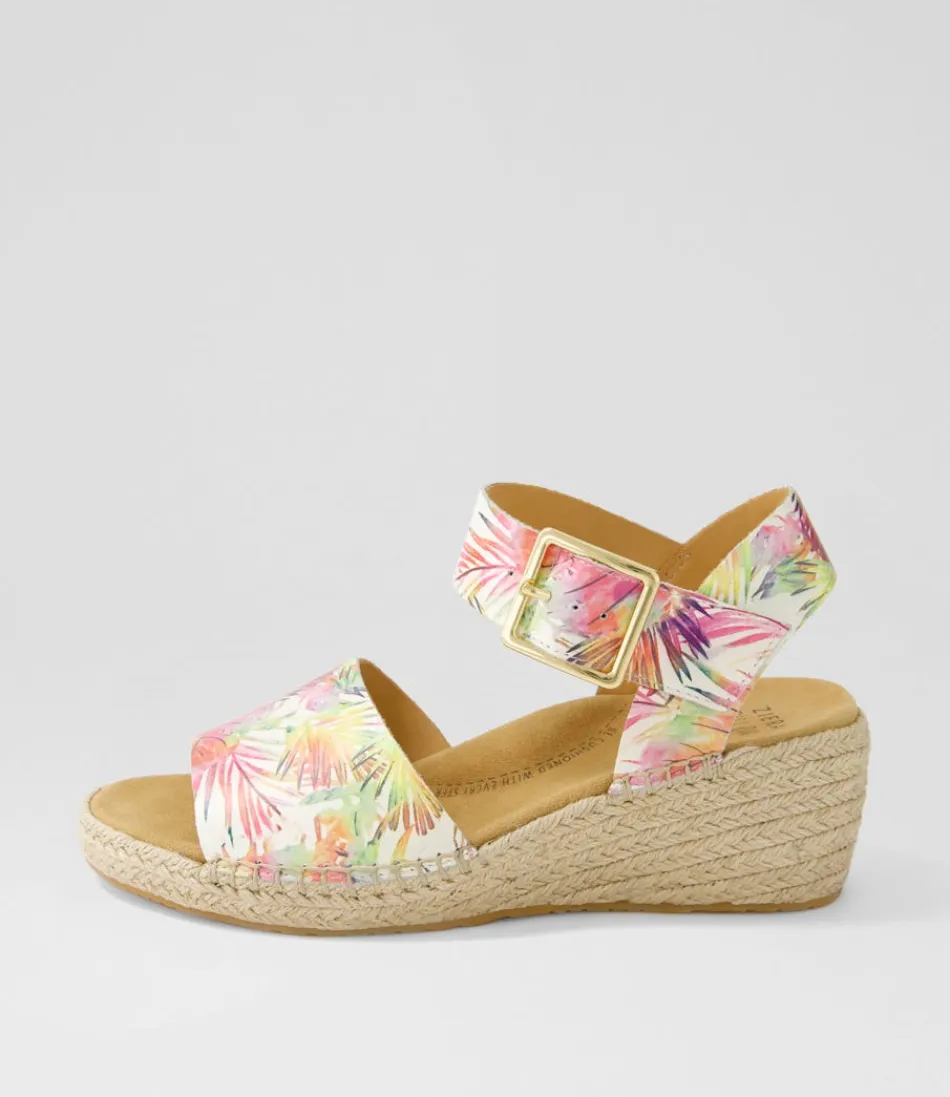 Women ZIERA Espadrilles<Kraig Xw Multi Palms Leather Sandals