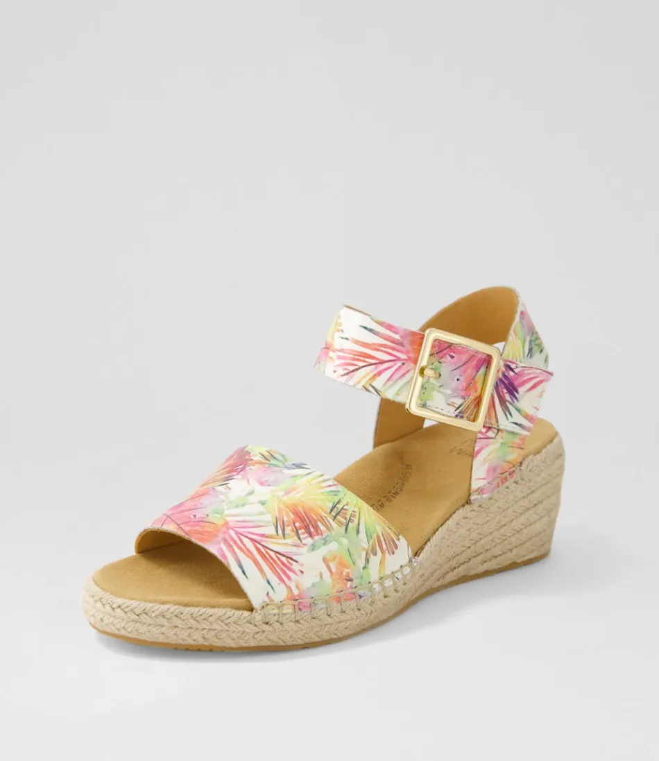 Women ZIERA Espadrilles<Kraig Xw Multi Palms Leather Sandals