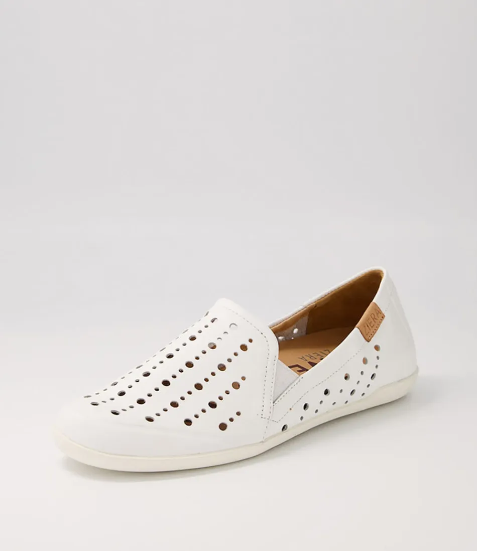 Women ZIERA Loafers<Lagos W White Leather Loafers