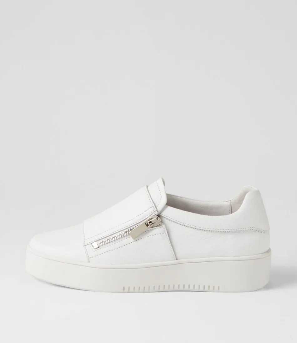 Women DJANGO & JULIETTE Sneakers<Laroon White Leather Sneakers