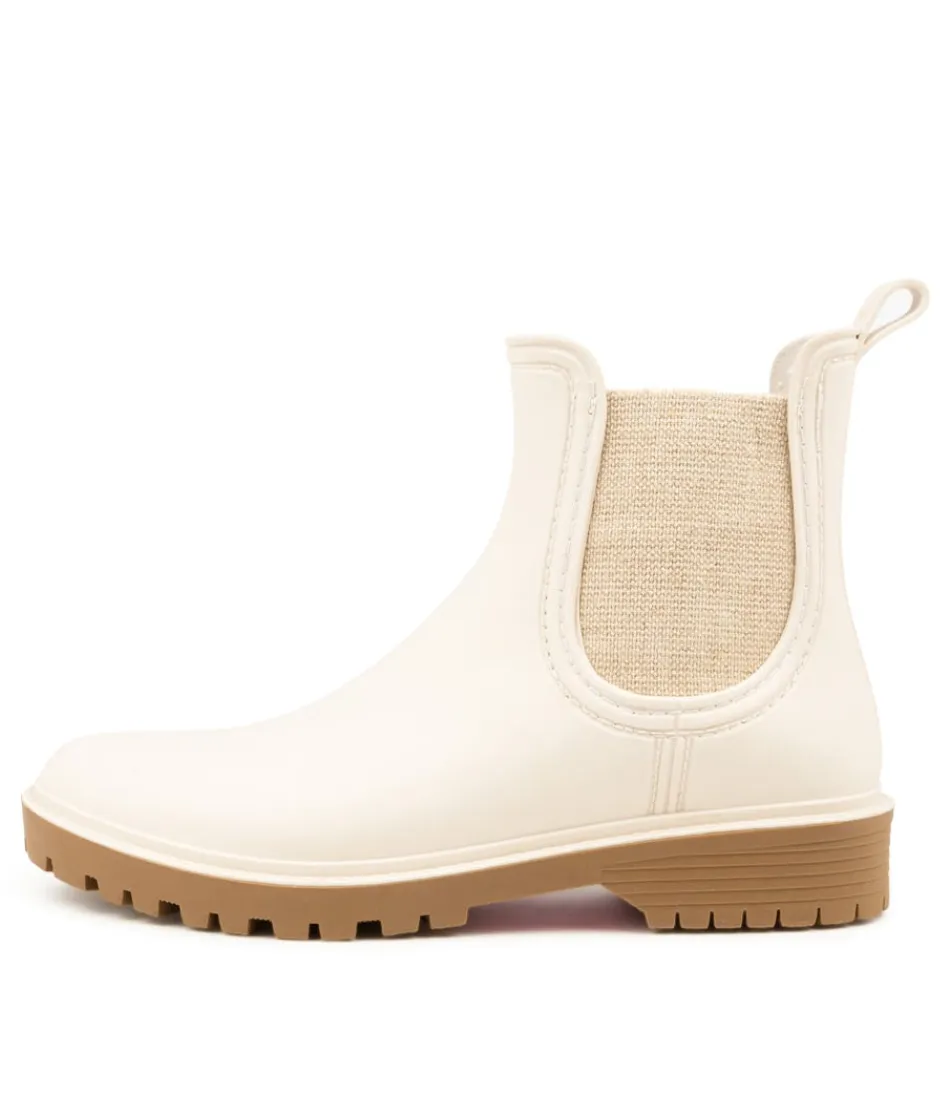 Women DIANA FERRARI Boots<Laurina Cream Gumboot