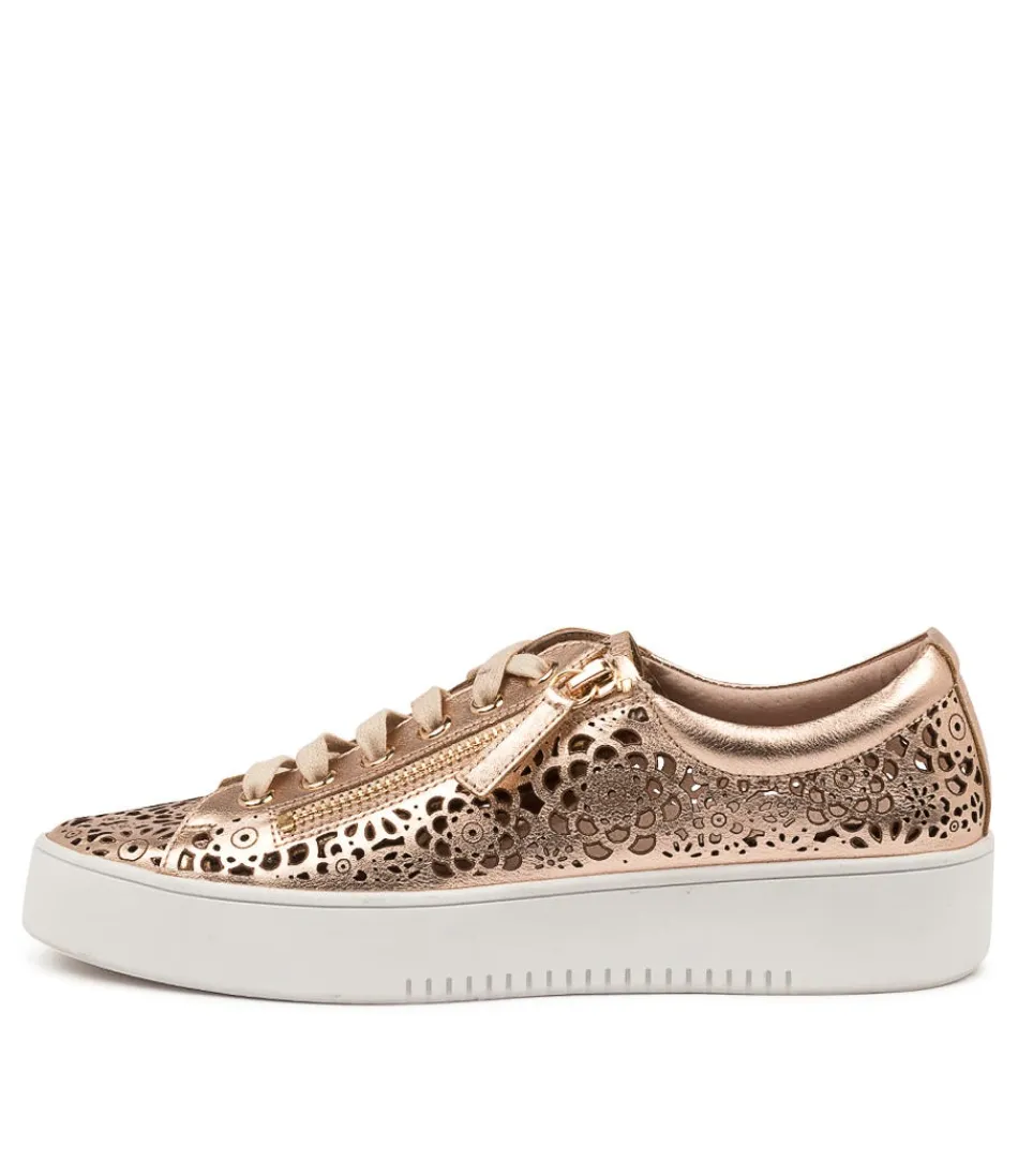 Women DJANGO & JULIETTE Sneakers<Leitha Rose Gold Leather