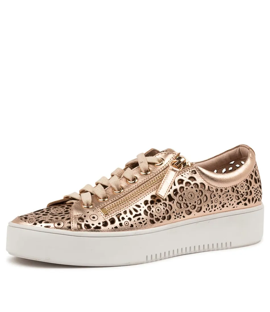 Women DJANGO & JULIETTE Sneakers<Leitha Rose Gold Leather