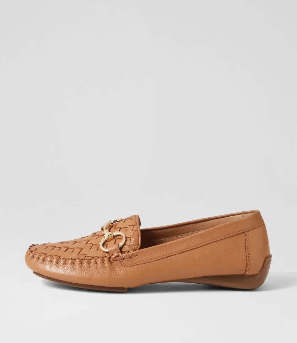 Women DJANGO & JULIETTE Loafers<Lille Dark Tan Leather Loafers