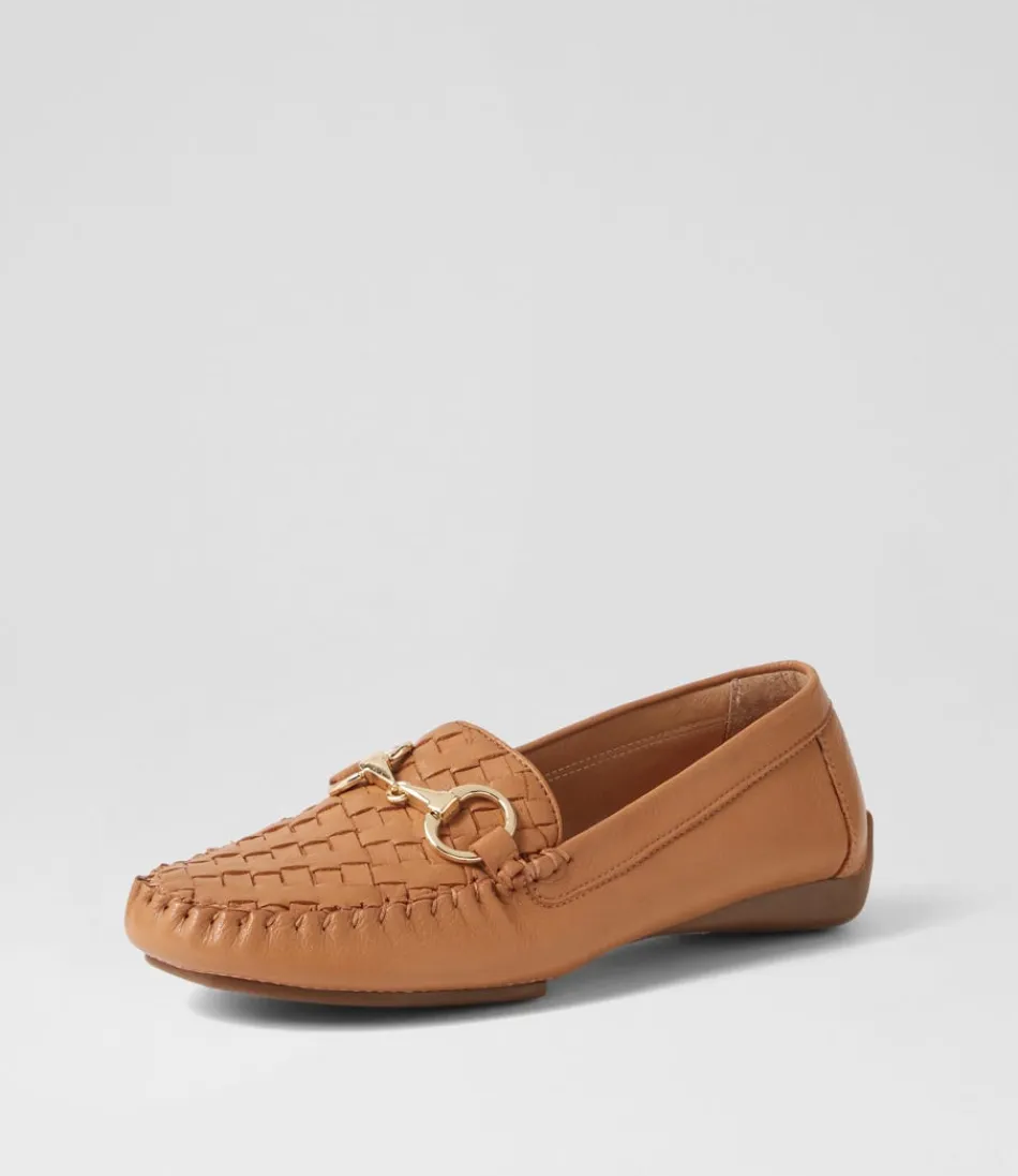 Women DJANGO & JULIETTE Loafers<Lille Dark Tan Leather Loafers