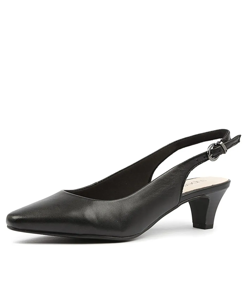 Women SUPERSOFT Comfort<Linden Black Leather