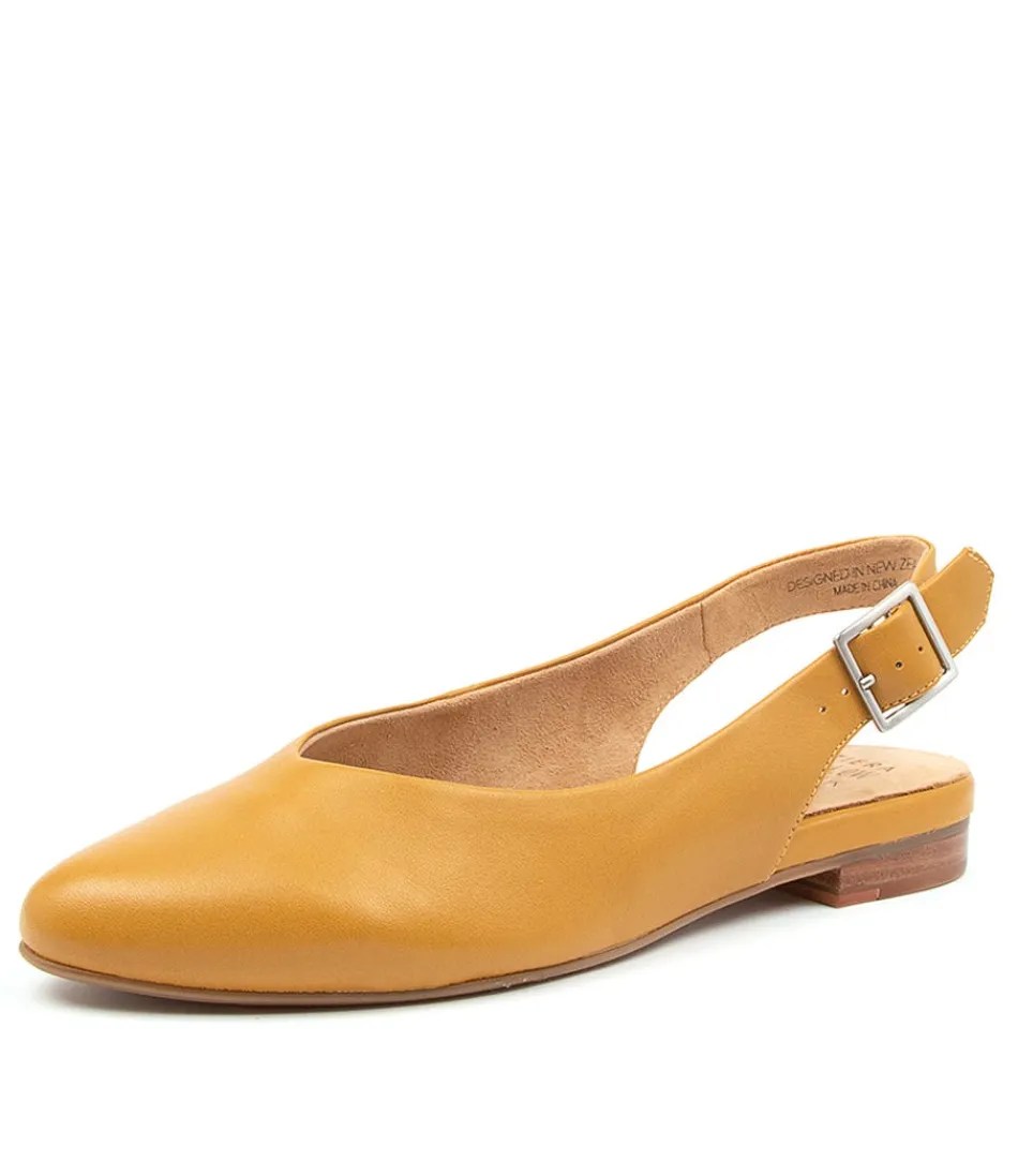 Women ZIERA Comfort<Lisa W Mustard Leather