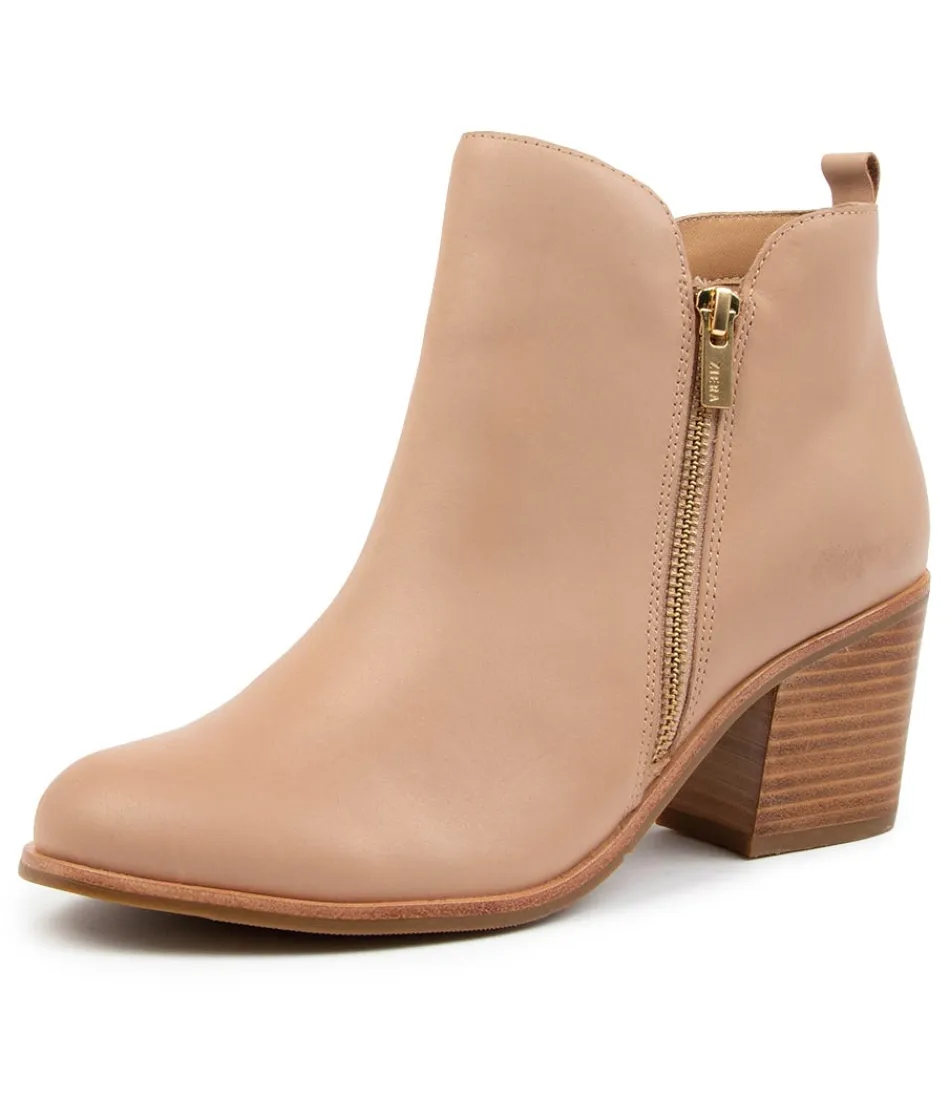 Women ZIERA Boots<Livia W Cafe Leather