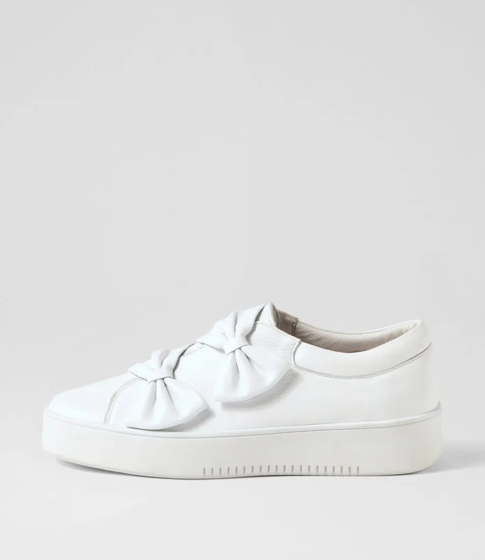 Women DJANGO & JULIETTE Sneakers<Loja White Leather Patent Sneakers