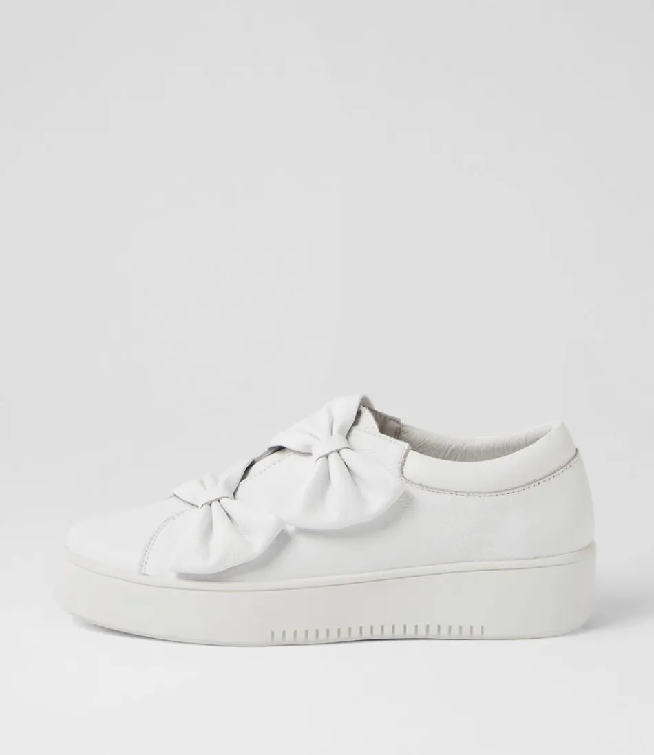 Women DJANGO & JULIETTE Sneakers<Loja White Leather Sneakers