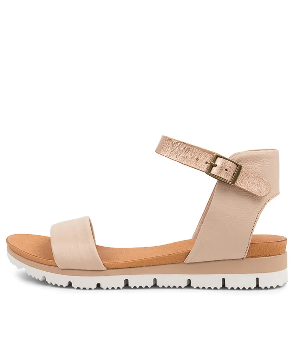 Women DJANGO & JULIETTE Wedges<Londona Nude-Rose Gold