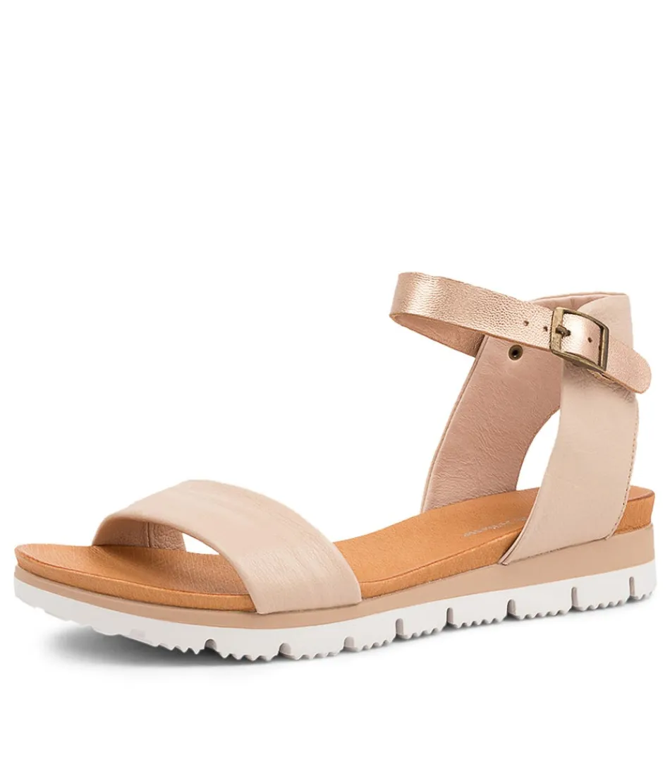 Women DJANGO & JULIETTE Wedges<Londona Nude-Rose Gold