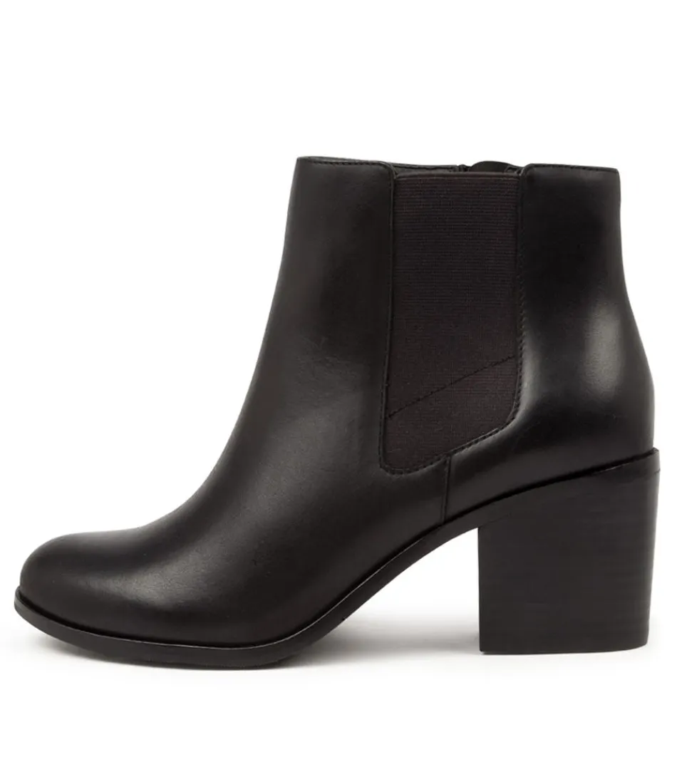 Women ZIERA Boots<Luck W Black Leather