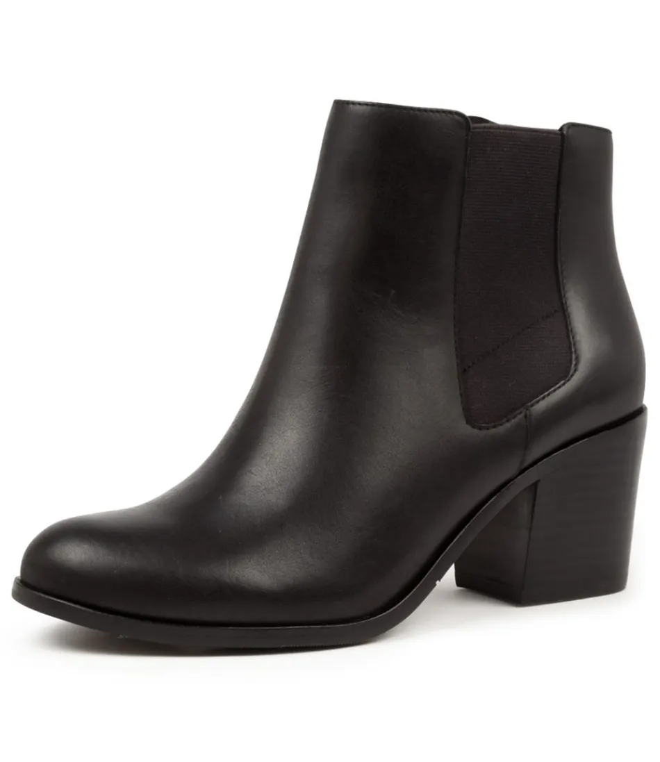 Women ZIERA Boots<Luck W Black Leather