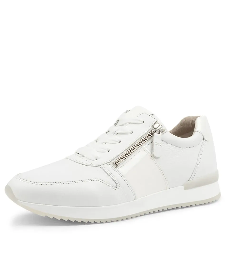 Women GABOR Comfort<Madison Weiss Leather