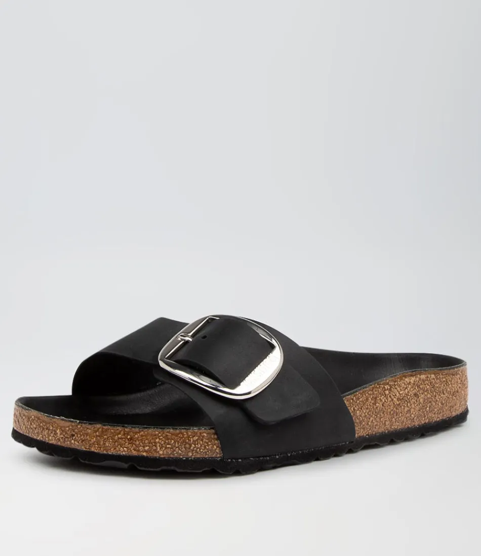 Women BIRKENSTOCK Comfort<Madrid Big Buckle Blk