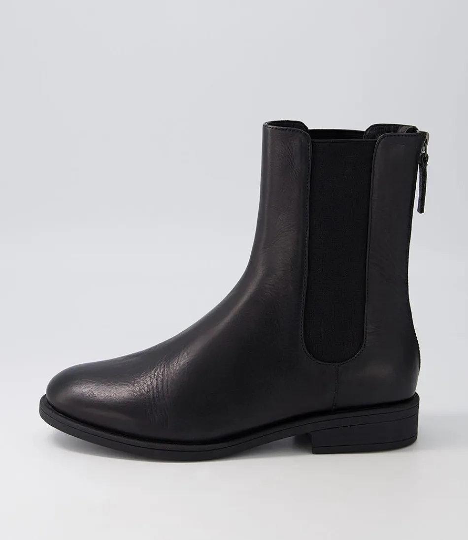 Women DJANGO & JULIETTE Boots<Martela Black Leather Chelsea Boots