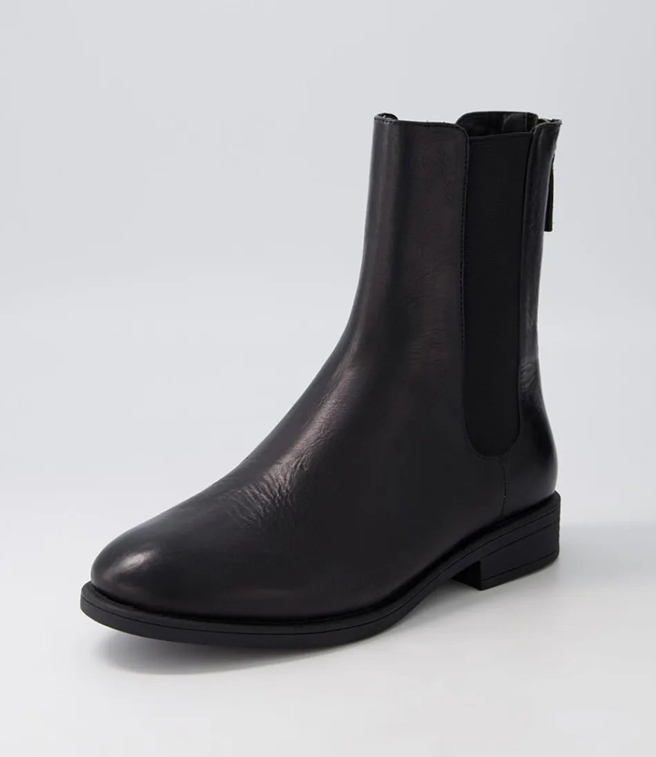 Women DJANGO & JULIETTE Boots<Martela Black Leather Chelsea Boots