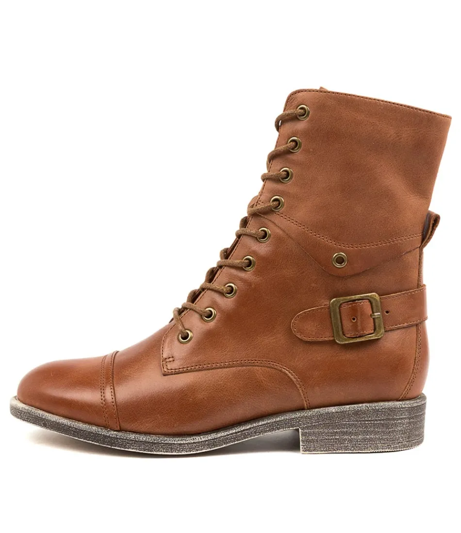 Women DJANGO & JULIETTE Boots<Mekhi Cognac Leather