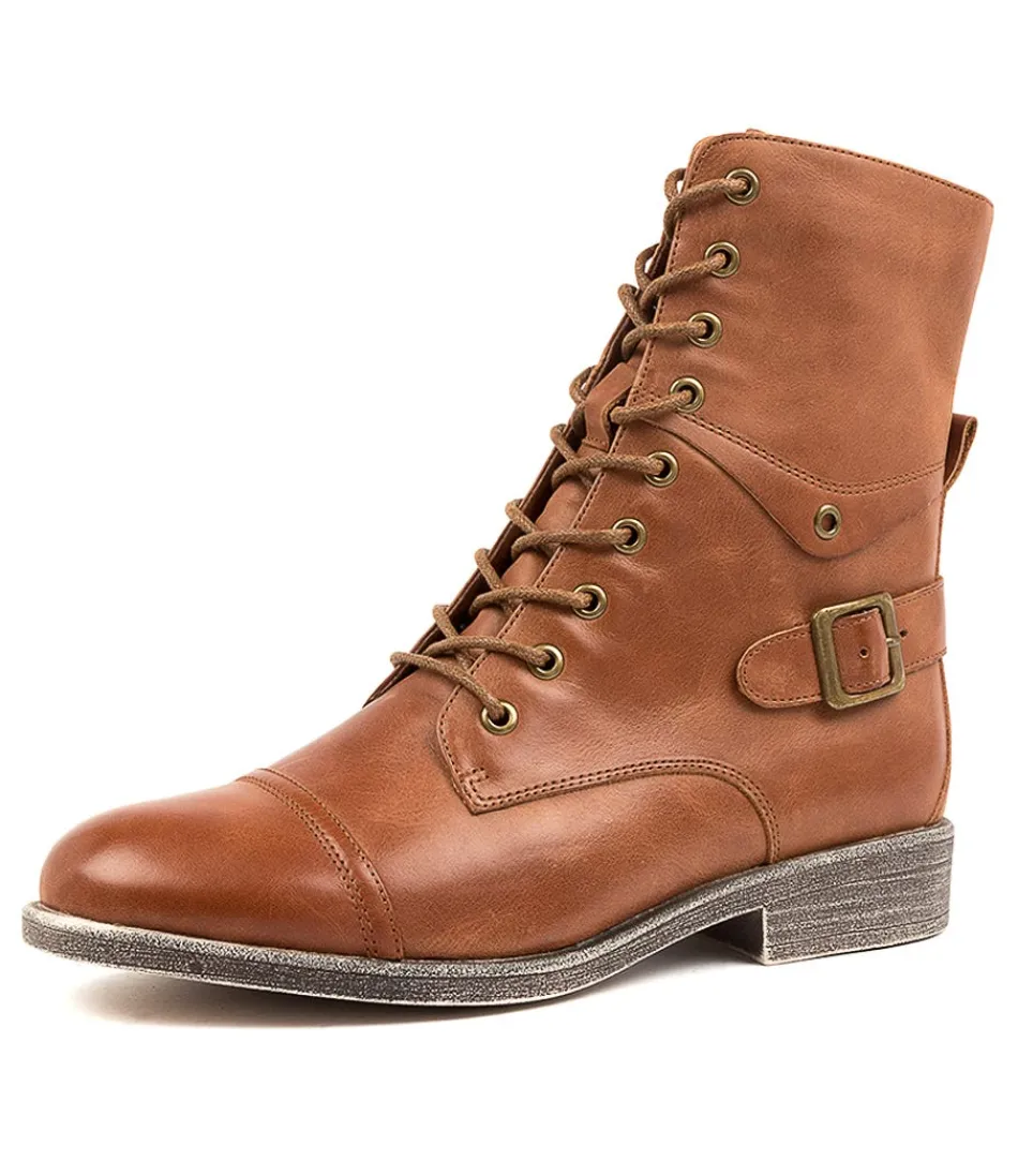 Women DJANGO & JULIETTE Boots<Mekhi Cognac Leather