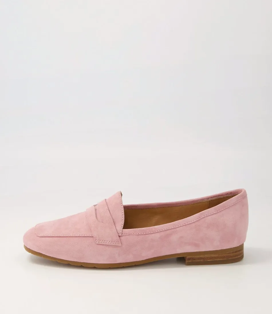 Women TOP END Loafers<Melinato Pink Suede Loafers