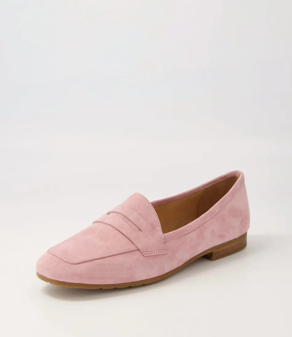 Women TOP END Loafers<Melinato Pink Suede Loafers