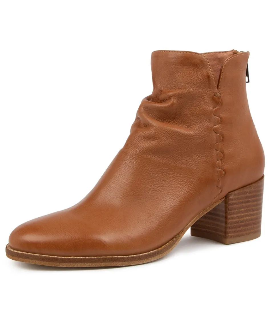 Women DJANGO & JULIETTE Boots<Millie Dk Tan Leather