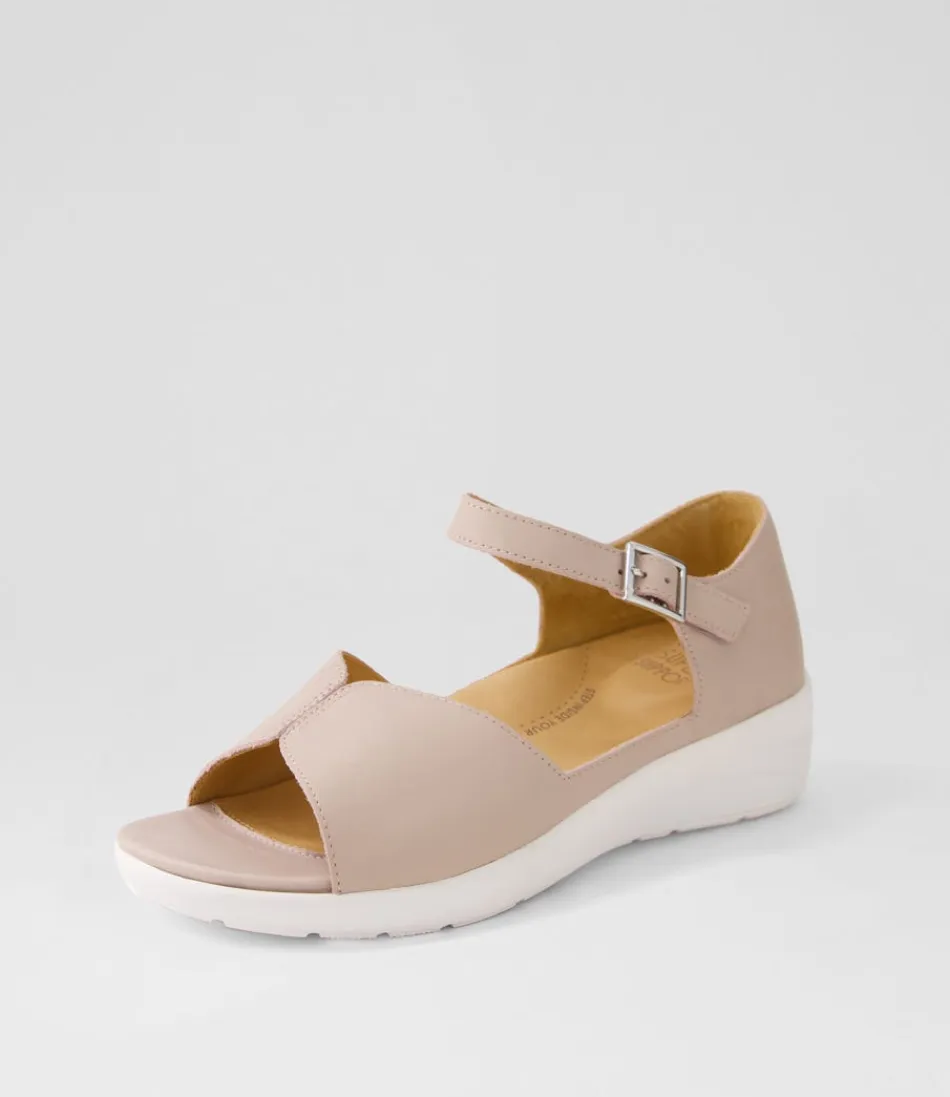 Women ZIERA Heels<Nemons Xw Seashell Leather Sandals