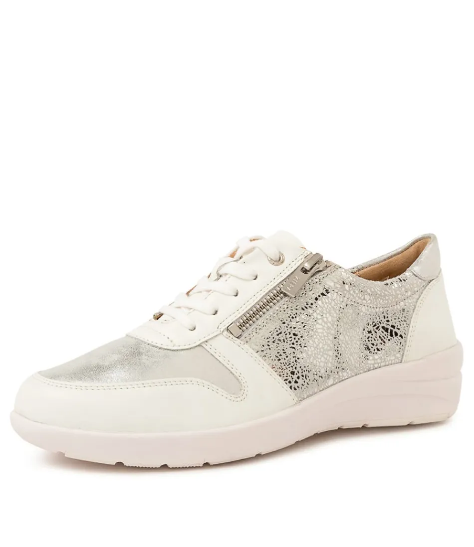 Women ZIERA Wedges<Newton W White-Silver Mul